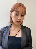 ダブルカラー×ミルクティーベージュ