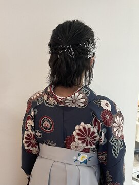 シュガー(SUGAR) 卒業式セット/ボブハーフアップ