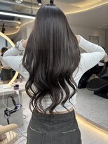 ロンドメリア 天神大名店(Lond Melia)&nbsp;★ミディアムヘア暗めカラーグランマッシュデザインカラー艶髪★