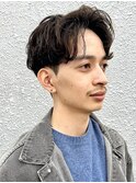 20代30代フェザーパーマシャドウパーママッシュ韓国コンマバング