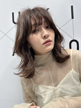 ハルキミナト ジャパン ヨコハマ(HARUKI MINATO japan YOKOHAMA) オトナ可愛いミディアムヘア/顔周りレイヤー/レイヤー