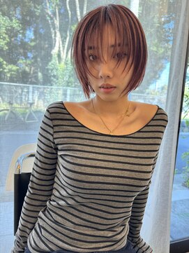 アミー 駒澤(Ammy komazawa) お顔周りのレイヤーでお洒落さUP♪レイヤーボブ