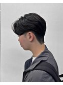 メンズセンターパート/フェザーパーマ/横浜