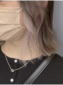 20代30代40代大人可愛いイヤリングカラーくせ毛風パーマ艶感