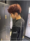 スパイキーショート/アップバング/メンズカット/ワンカラー