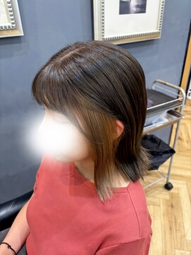 アルター(aL ter) 【ボブ×イヤリングカラー】くびれヘア/ブリーチ/鎌取/林愛華