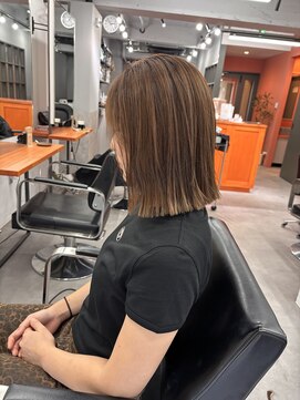 レブ 三条河原町(Reb,) タッセルボブ顎下ボブ