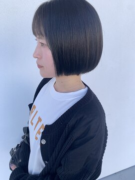 ルーム(room 202) 【透明感ダークアッシュ】美フォルムボブ