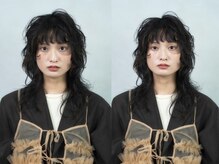 ウルフカットは顔周りの毛流れを綺麗に見せます◯