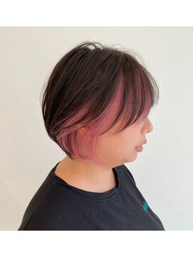 ビートル(Beetle) ショートボブ/インナーカラー/髪質改善