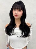 韓国レイヤー/ワインレッド/マロンベージュ/イメチェン/吉祥寺