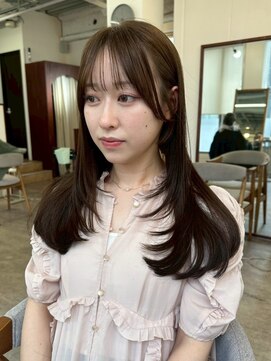 ポーチバイハニー オモテサンドウ(PORCH by HONEY omotesando) 小顔ハッシュカット/レイヤーカット/韓国/ヘーゼルブラウン