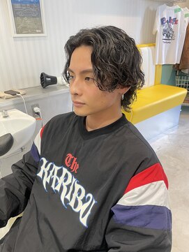 エルエフェ(EL JEFE) メンズパーマ/スパイラルパーマ/ミディアムヘア