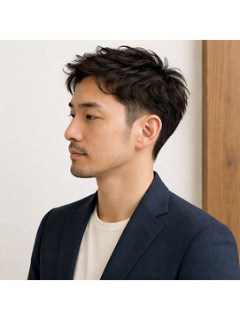 スープレックス ヘアーデザイン(SOUPREX HAIR DESIGN) 大人メンズツーブロックナチュラルショート 20代 30代 40代