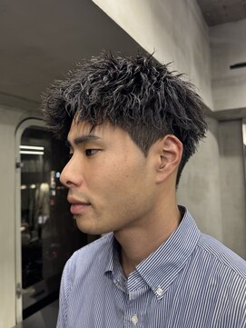 ニコ トウキョウ ロジック(nico TOKYO Logic) 刈り上げアップバングスパイキーショートパーマスパイラルパーマ