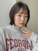 ディッセンバー 渋谷(December)&nbsp;【December】小顔カット/ブリーチなしオリーブベージュ