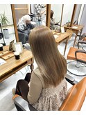 ブリーチなしオリーブベージュ