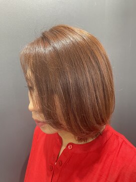 トリフォリウム 小牧店(TRIFOLIUM) 「ハイトーンアプリコットオレンジ」