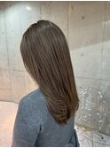 ワンカラーで作る透明感カラー+髪質改善トリートメント11