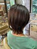 [平日限定]頭皮が弱い方も安心！カット＋ヘアマニキュア ￥9860 東伏見