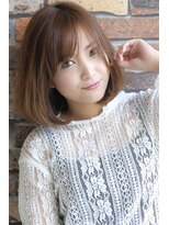 ヘアーアンドメイク シーク 八王子(HAIR&MAKE SeeK) シンプルでかわいいワンカールボブ