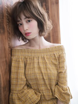 アミュゼ(amuser) 小顔バランス×ゆるカール☆リラクシーふわマッシュボブ♪