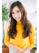 ミック 日暮里店(miq)&nbsp;暗髪エアリーロングで、ほんのり大人セクシー