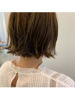 ポーズ(PAUSE)&nbsp;ミニボブ×ベージュアッシュ