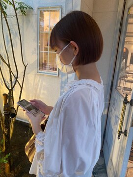 リィベ(Liibe) guest snap ミニボブ×髪質改善カラーアルティスト