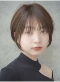 前髪あり小顔ショートボブ20代30代40代【AIN.表参道】川原大地