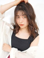 ラフィス ヘアー ヴォーグ 天王寺あべの店(La fith hair vogue)&nbsp;【La fith】オン眉×ニュアンス巻き