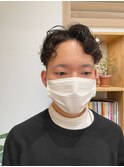 メンズのお洒落ミックスパーマ♪