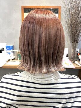 アルモヘアヴォーグ 静岡(ALMO hair VOGUE) 【ALMO】ハイトーン肩上ボブ
