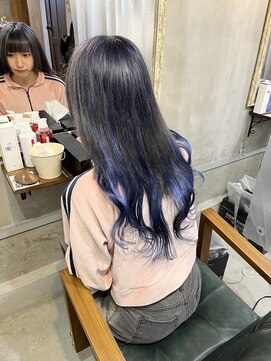 リエコー(RE'ECHO) ブリーチダブルカラー/ネイビー/インナーブラック