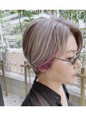 グレイヘアー×ファッションカラー