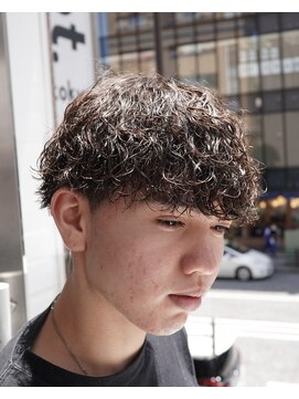 メンズ サロン ドット トウキョウ 町田店(men's salon dot. tokyo) マッシュ×波巻きパーマ