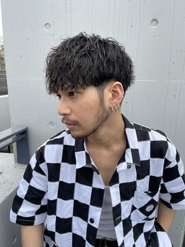 フィフス 渋谷(fifth) 波巻きスパイラルパーマツイストスパイラルツーブロックマッシュ