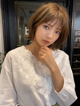 ロット 横浜(lot) ふんわりショート/ショートボブ/髪質改善[横浜駅]