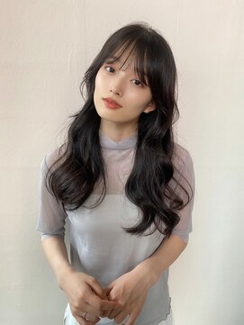 アンバー 池袋(amber) ニュアンスパーマ/前髪カット/サラ艶ロング[池袋駅]