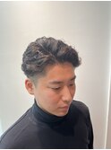七三パートメンズパーマ
