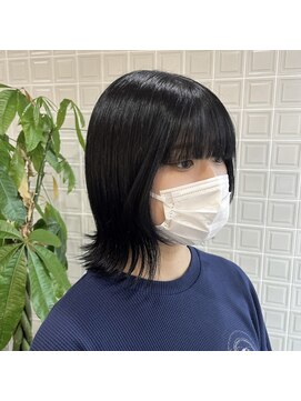 ボアップ 新居浜店(boappu) #暗髪 #ブルーブラック #韓国ヘア