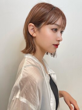 トルネード(TORNADO) ボブパーマ 外ハネ シースルーバング フェイスレイヤーt86