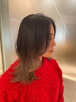 ヴィフアヴェダ(Vif AVEDA)&nbsp;ミディアムレイヤー×裾デザインカラー