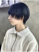 ブルーブラック レイヤーショート