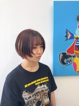 ジュネス 奈良橿原(Jeunesse) 【デザインカラー】アンブレラインナー×マッシュショートウルフ