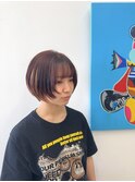 【デザインカラー】アンブレラインナー×マッシュショートウルフ