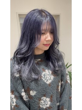 リースリー(Re.3 connecting beauty) レイヤーカット×ラベンダーグレー