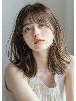 トッカ 札幌(tocca) 透明感オリーブグレージュ/ミディアムレイヤー