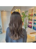 20代/30代/40代/デザインカラー/レイヤーカット/グレージュ