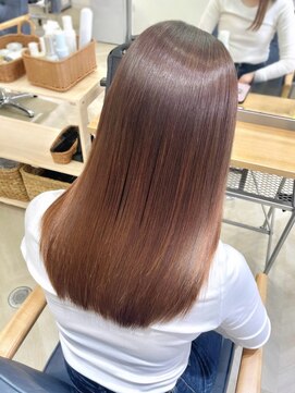 ラフ(laugh) 髪質改善トリートメント×ブラウン